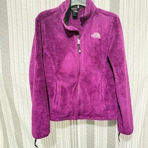 The North Face Women's Plush Purple Teddy Jacket